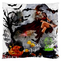 Halloween Large Cushion Case (two Sides) by Jancukart