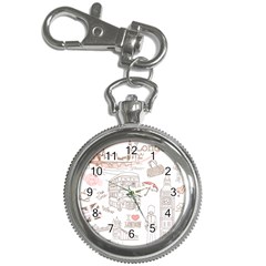 I Love London Drawing Key Chain Watches