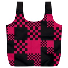 Cube-square-block-shape-creative Full Print Recycle Bag (xxl) by Amaryn4rt