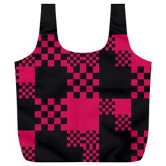 Cube-square-block-shape-creative Full Print Recycle Bag (xxxl) by Amaryn4rt