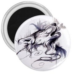 Tattoo-ink-flash-drawing-wolf 3  Magnets