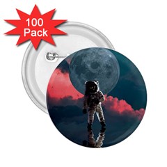 Astronaut-moon-space-nasa-planet 2 25  Buttons (100 Pack)  by Jancukart