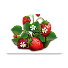 Strawberries-fruits-fruit-red Plate Mats