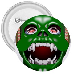 Monster-mask-alien-horror-devil 3  Buttons by Jancukart