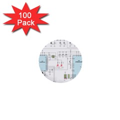Circuits-electronics-atmel 1  Mini Buttons (100 Pack) 