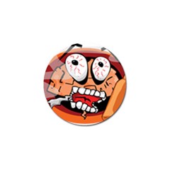 Brain Cartoon Animation Golf Ball Marker (10 Pack)