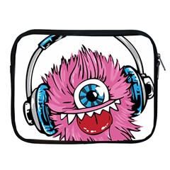 Monster-headphones-headset-listen Apple Ipad 2/3/4 Zipper Cases by Jancukart