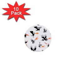 Dragon-phoenix-fire-bird-ancient 1  Mini Buttons (10 Pack) 