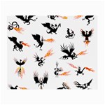 Dragon-phoenix-fire-bird-ancient Small Glasses Cloth Front