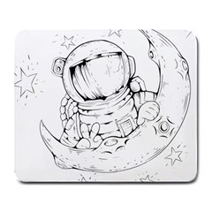 Astronaut-moon-space-astronomy Large Mousepads