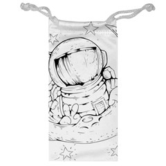Astronaut-moon-space-astronomy Jewelry Bag
