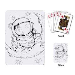 Astronaut-moon-space-astronomy Playing Cards Single Design (Rectangle)