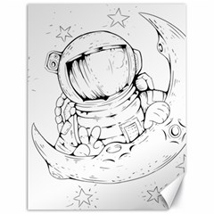 Astronaut-moon-space-astronomy Canvas 18  x 24 