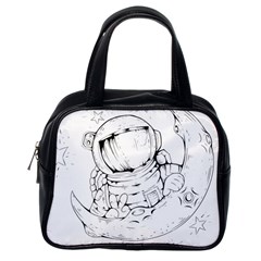 Astronaut-moon-space-astronomy Classic Handbag (One Side)