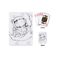 Astronaut-moon-space-astronomy Playing Cards Single Design (Mini)