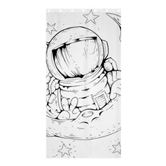 Astronaut-moon-space-astronomy Shower Curtain 36  x 72  (Stall) 