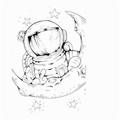 Astronaut-moon-space-astronomy Large Garden Flag (Two Sides)
