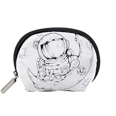 Astronaut-moon-space-astronomy Accessory Pouch (Small)
