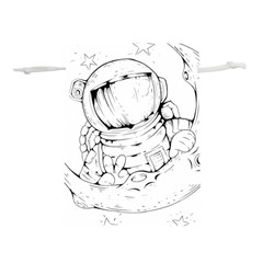Astronaut-moon-space-astronomy Lightweight Drawstring Pouch (S)