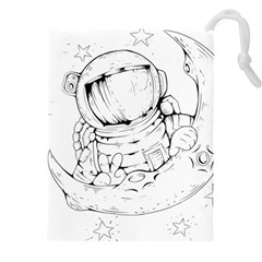 Astronaut-moon-space-astronomy Drawstring Pouch (5XL)