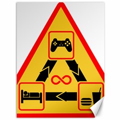 Gamer-geek-video-game-sign-fan Canvas 36  X 48  by Jancukart