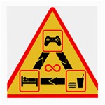 Gamer-geek-video-game-sign-fan Medium Glasses Cloth (2 Sides) Back