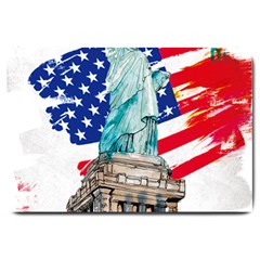 Statue Of Liberty Independence Day Poster Art Large Doormat 