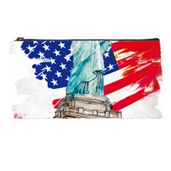 Statue Of Liberty Independence Day Poster Art Pencil Case