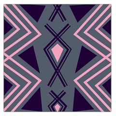 Abstract Pattern Geometric Backgrounds  Square Satin Scarf (36  X 36 ) by Eskimos