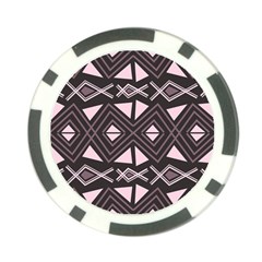 Abstract Pattern Geometric Backgrounds Poker Chip Card Guard (10 Pack) by Eskimos