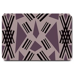 Abstract Pattern Geometric Backgrounds   Large Doormat  by Eskimos