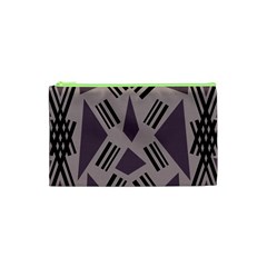 Abstract Pattern Geometric Backgrounds   Cosmetic Bag (xs) by Eskimos