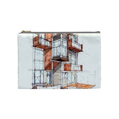 Rag-flats-onion-flats-llc-architecture-drawing Graffiti-architecture Cosmetic Bag (Medium)