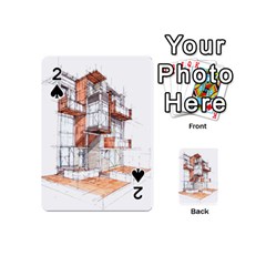 Rag-flats-onion-flats-llc-architecture-drawing Graffiti-architecture Playing Cards 54 Designs (Mini)