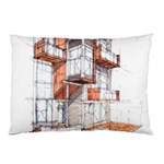 Rag-flats-onion-flats-llc-architecture-drawing Graffiti-architecture Pillow Case (Two Sides) Front