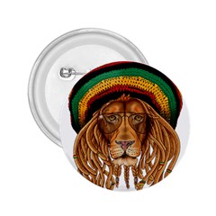 Lion Rastafari 2 25  Buttons