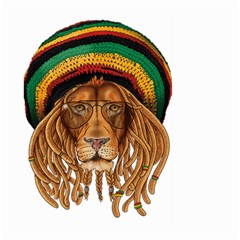 Lion Rastafari Large Garden Flag (two Sides) by Jancukart