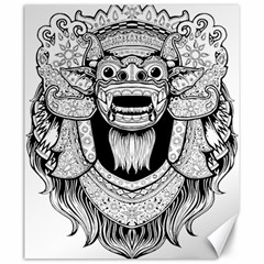 Balinese-art Barong-drawing-bali Canvas 20  X 24 