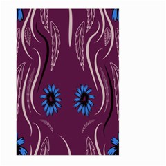 Folk Flowers Print Floral Pattern Ethnic Art Large Garden Flag (two Sides) by Eskimos