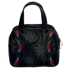 Folk Flowers Print Floral Pattern Ethnic Art Classic Handbag (two Sides) by Eskimos