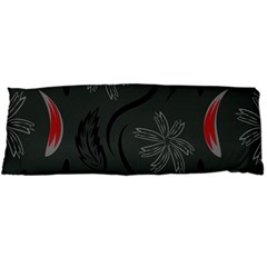 Folk Flowers Print Floral Pattern Ethnic Art Body Pillow Case Dakimakura (two Sides)