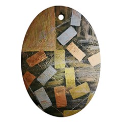 All That Glitters Is Gold  Oval Ornament (two Sides) by Hayleyboop