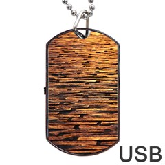 Cobblestones Dog Tag Usb Flash (one Side) by artworkshop