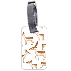 Cute Animal Deer Luggage Tag (one Side) by artworkshop