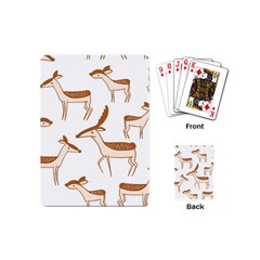 Cute Animal Deer Playing Cards Single Design (mini) by artworkshop