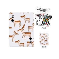 Cute Animal Deer Playing Cards 54 Designs (mini) by artworkshop