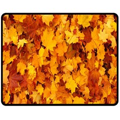 Fall Double Sided Fleece Blanket (medium)  by artworkshop