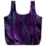 Feather Full Print Recycle Bag (XXXL) Back