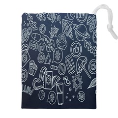 Internet Planet Drinks Drawstring Pouch (4xl) by artworkshop