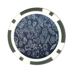 Internet Planet Drinks Poker Chip Card Guard (10 Pack) by artworkshop